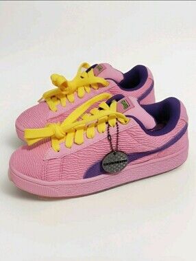 PUMA Suede XL 2 Jr TMNT Krang 401639-01 Shoes Size 6.5Y Women 8 Pink Purple NIB